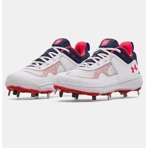 Under Armour Womens Size 7 Softball Cleats NEW Metal UA Glyde MT‎ USA $99